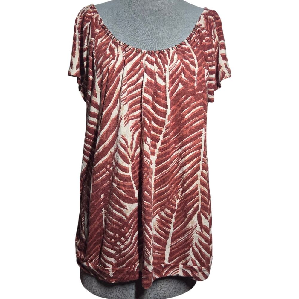 Short Sleeve Cotton Blend Tee Size XL
